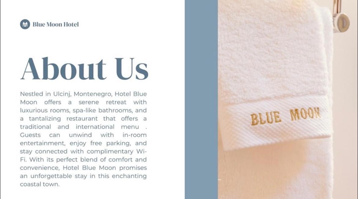 Hotel Blue Moon Ulcinj Exterior photo